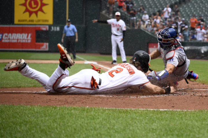 Urías, Henderson help Orioles avoid 1st series sweep in 14 months with 8-5 win over Dodgers